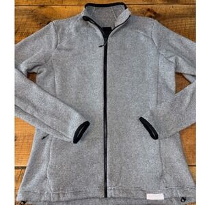 Adidas Terrex Womens Climawarm Gray Full Zip Sweatshirt Athletic Jacket Size M
